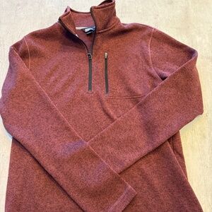Eddie Bauer 1/4 Quarter Zip Jacket Sweatshirt Pullover - Size M